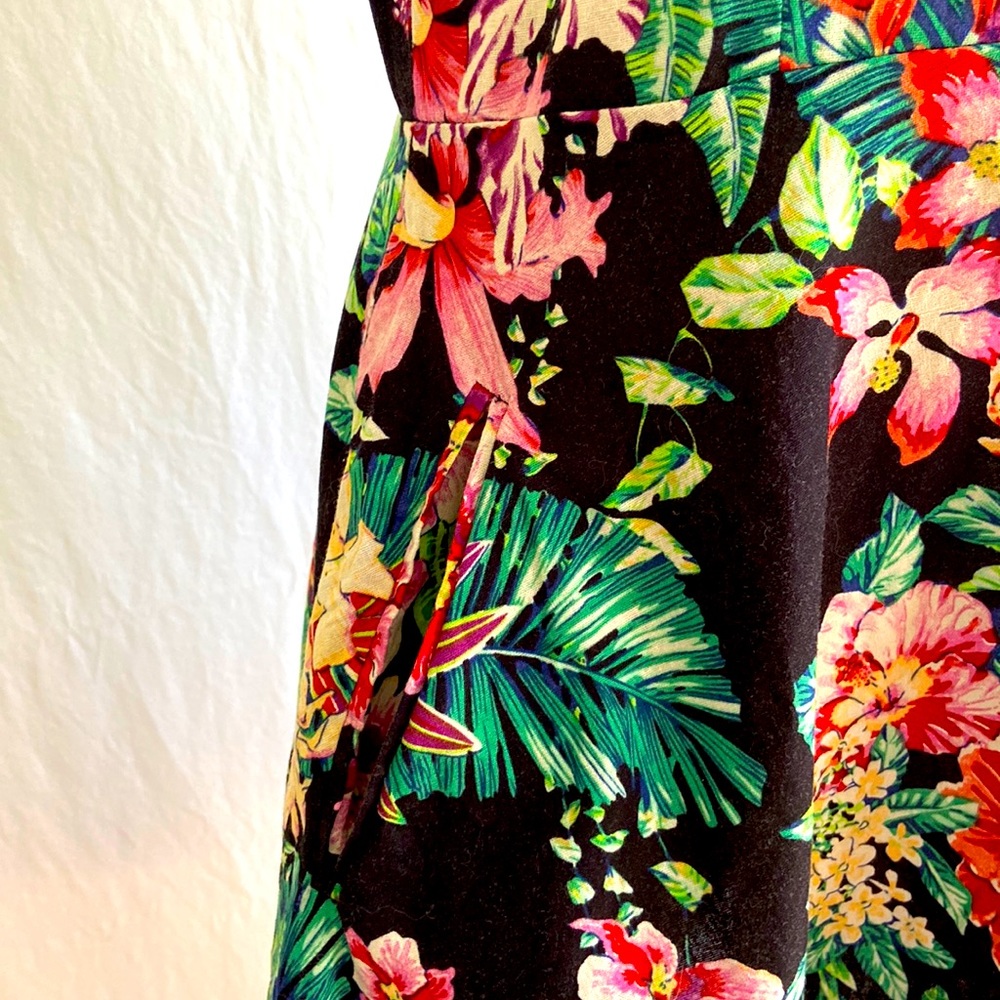 Dangerfield Floral Print Fit & Flare Skater Dress Sz 14 - Picture 8 of 10